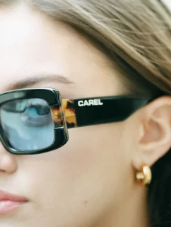Black Acetate Sunglasses-Carel New