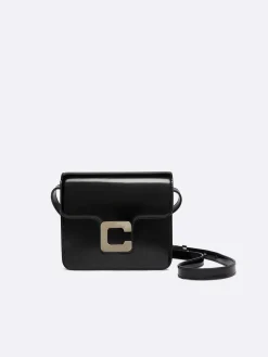 Black Glossy Leather Bag-Carel Best