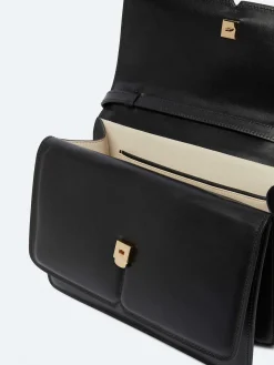 Black Leather Handbag-Carel Best Sale