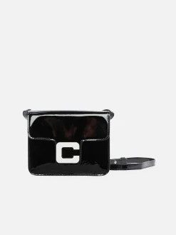 Black Patent Leather Bag-Carel Sale