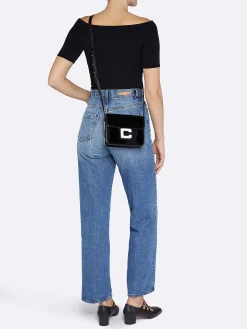 Black Patent Leather Bag-Carel Sale