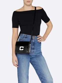 Black Patent Leather Bag-Carel Sale