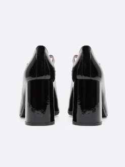 Black Patent Leather Mary Janes Pumps-Carel Flash Sale