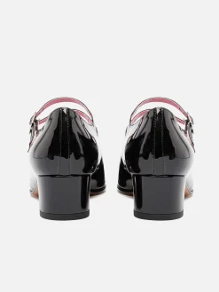 Black Patent Leather Mary Janes Pumps-Carel Best