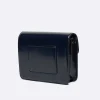 Blue Navy Glossy Leather Bag-Carel Sale