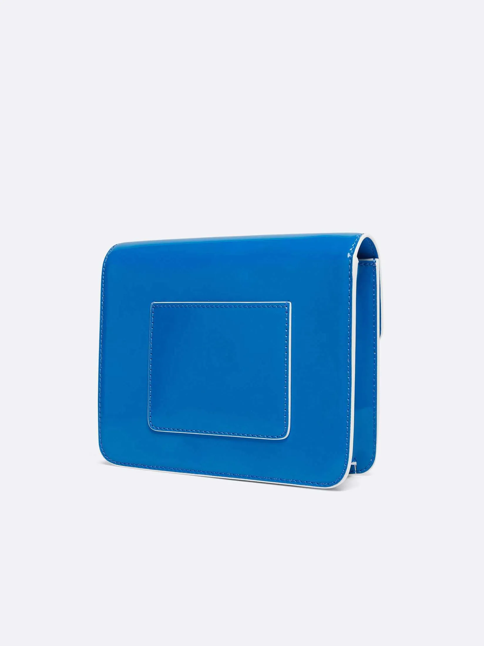 Blue Patent Leather Bag-Carel Shop