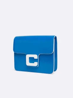 Blue Patent Leather Bag-Carel Shop