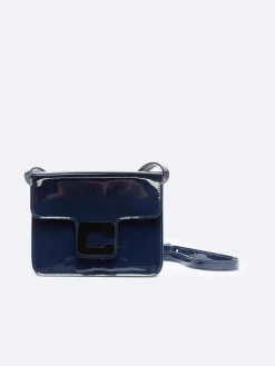 Blue Patent Leather Bag-Carel Flash Sale
