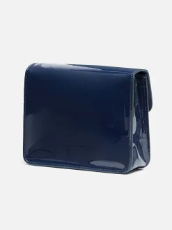Blue Patent Leather Bag-Carel Flash Sale