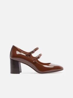 Caramel Patent Leather Mary Janes-Carel Online