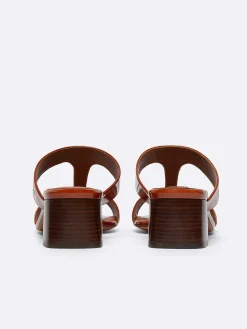 Caramel Patent Leather Mules-Carel Best Sale