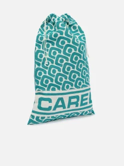 Emerald Jacquard Weave Travel Shoe Bag-Carel Hot