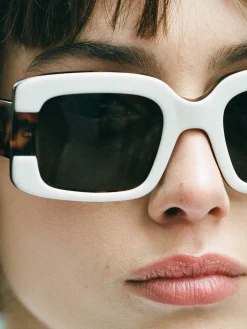 Ivory Acetate Sunglasses-Carel New