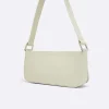 Ivory Glossy Leather Bag-Carel Flash Sale