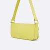 Lemon Green Glossy Leather Bag-Carel Online