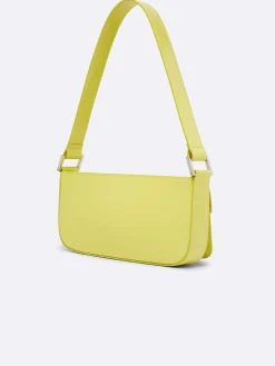 Lemon Green Glossy Leather Bag-Carel Online