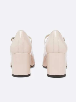 Light Pink Patent Leather Mary Janes Pumps-Carel Best