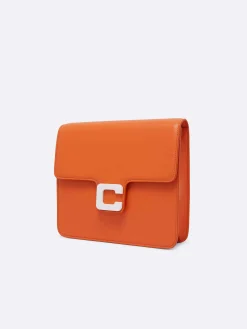Orange Leather Bag-Carel Fashion