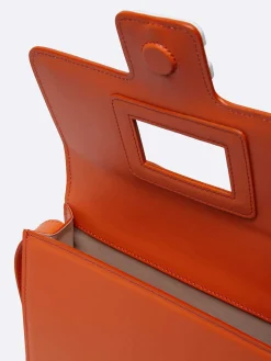Orange Leather Bag-Carel Fashion