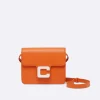 Orange Leather Bag-Carel Hot