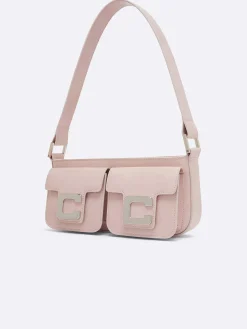 Pale Pink Glossy Leather Bag-Carel Hot