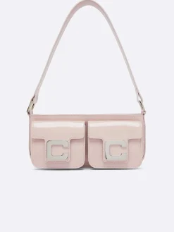 Pale Pink Glossy Leather Bag-Carel Hot