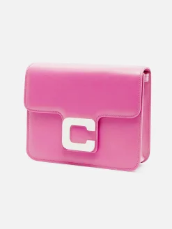 Pink Leather Bag-Carel Fashion