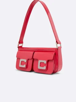 Pink Upcycled Patent Leather Bag-Carel Hot