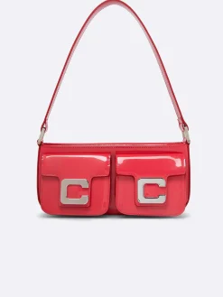 Pink Upcycled Patent Leather Bag-Carel Hot