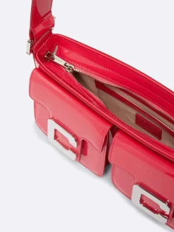 Pink Upcycled Patent Leather Bag-Carel Hot