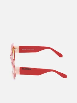 Red Acetate Sunglasses-Carel Discount