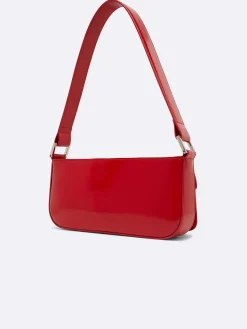 Red Glossy Leather Bag-Carel Clearance