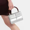 Silver Appleskin Handbag-Carel Online