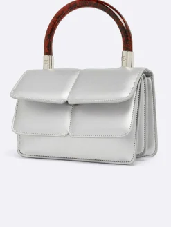 Silver Appleskin Handbag-Carel Online