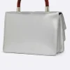 Silver Appleskin Handbag-Carel Hot