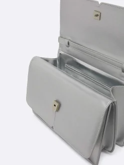 Silver Appleskin Handbag-Carel Hot
