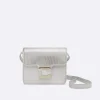 Silver Embossed Leather Bag-Carel Outlet