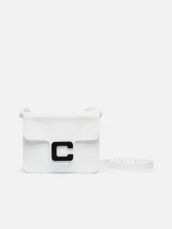 White Patent Leather Bag-Carel Cheap
